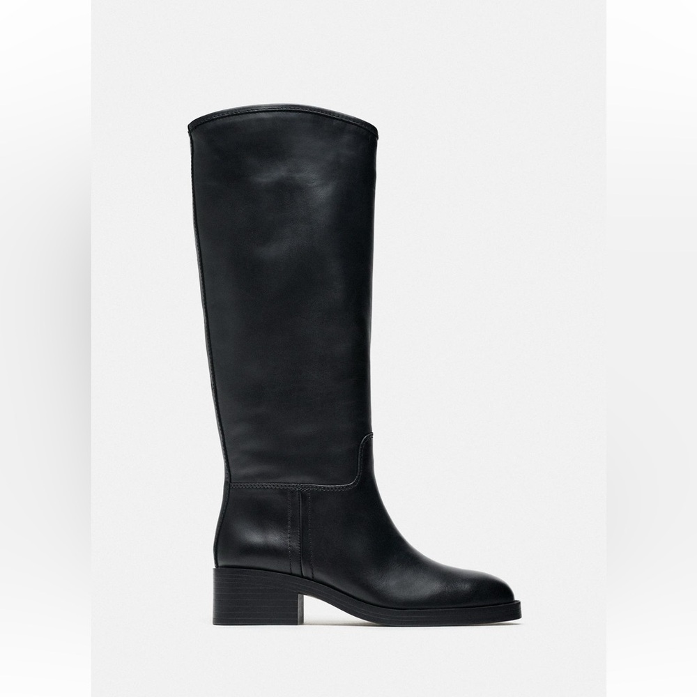 NWT Zara Leather Boots